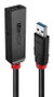 Lindy Rallonge Active USB 3.0 Câble d'Extension Repeater, 3 mètres, Haut Débit 5 Gbps, Connecteurs A Mâle/Femelle, Alimentation par USB ou Secteur