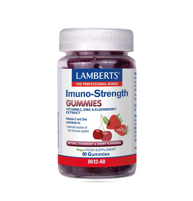 LAMBERTS Imuno-Strength 60 gummies Fraise Cerise