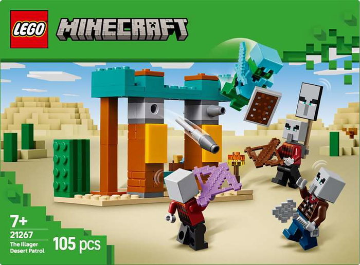 LEGO Minecraft 21267 La patrouille d'Illageois du désert LEGO Minecraft 21267 La patrouille d'Illageois du désert