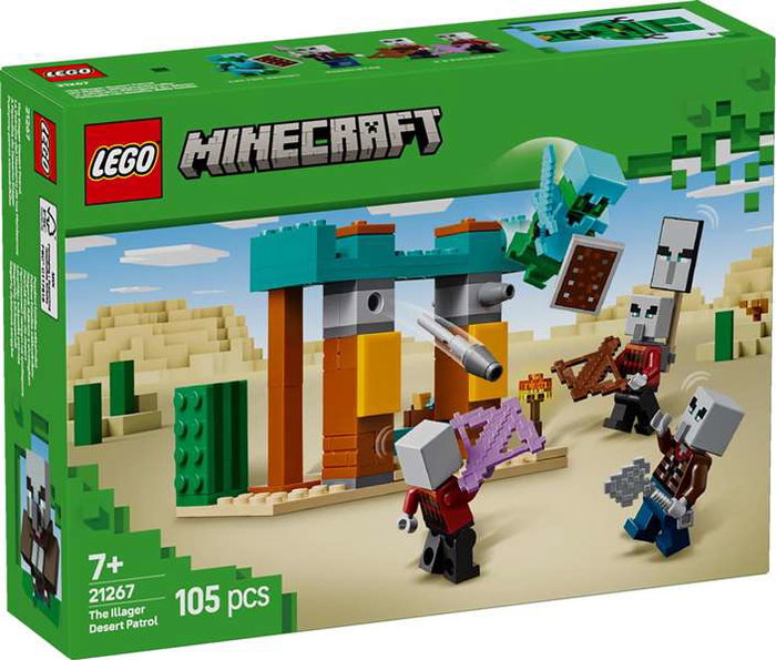 LEGO Minecraft 21267 La patrouille d'Illageois du désert LEGO Minecraft 21267 La patrouille d'Illageois du désert