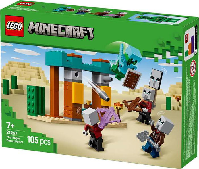 LEGO Minecraft 21267 La patrouille d'Illageois du désert LEGO Minecraft 21267 La patrouille d'Illageois du désert