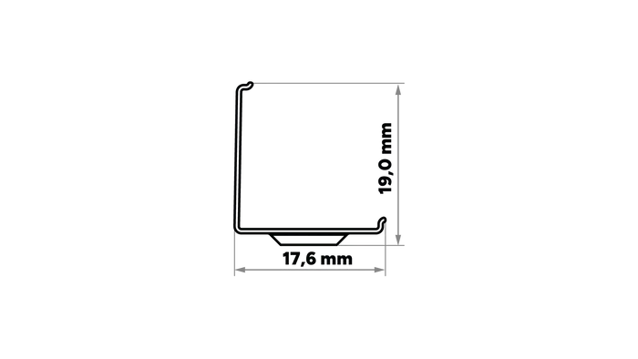 KIMERA Profilé Aluminium ARRE Anodisé Argent avec Diffuseur Opale, 2,02 m KIMERA Profilé Aluminium ARRE Anodisé Argent avec Diffuseur Opale, 2,02 m