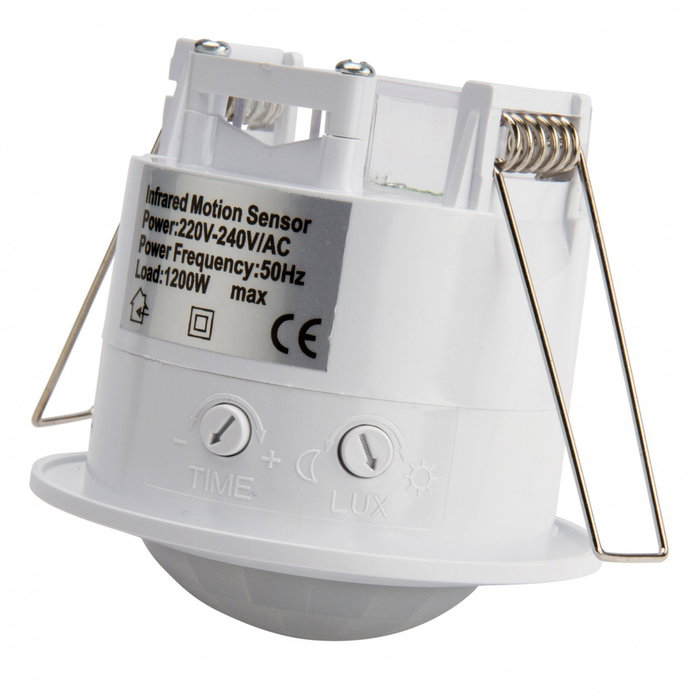 Capteur de mouvement PIR encastrable 360° 1200/300W SB-BS041