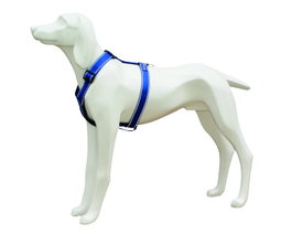 Freedog Harnais Confort Reflect Bleu 30mm x 45/75cm
