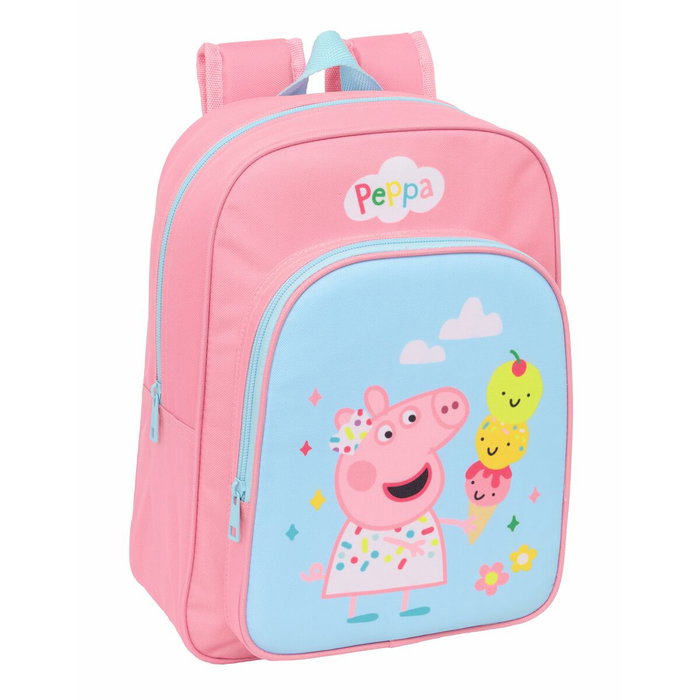 Cartable Peppa Pig Bleu Rose 26 x 34 x 11 cm