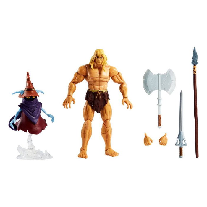 MATTEL Figurine He-Man Savage Masters of the Universe Revelation Masterverse 18 cm articulée avec accessoires