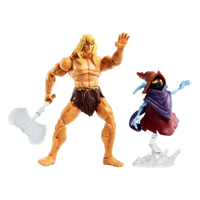 MATTEL Figurine He-Man Savage Masters of the Universe Revelation Masterverse 18 cm articulée avec accessoires