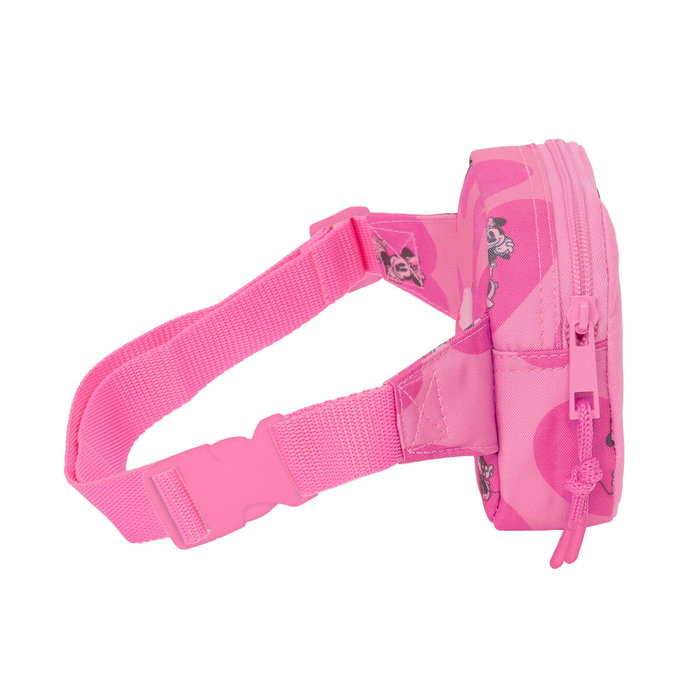 Sac banane Minnie Mouse Loving Rose 14 x 11 x 4 cm Sac banane Minnie Mouse Loving Rose 14 x 11 x 4 cm