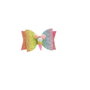 Inca Barrette crocodile avec nœud licorne multicolore