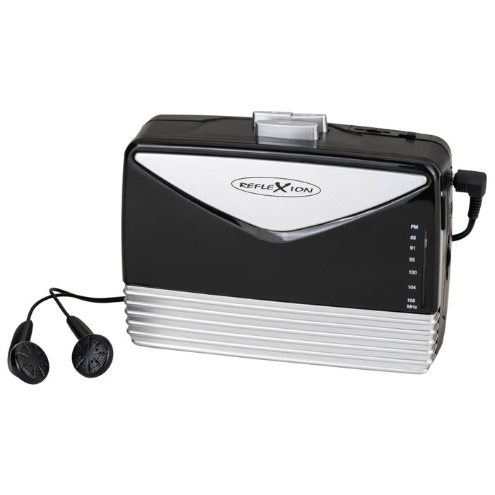 Reflexion WMR01 Lecteur de cassettes portable avec radio FM Reflexion WMR01 Lecteur de cassettes portable avec radio FM