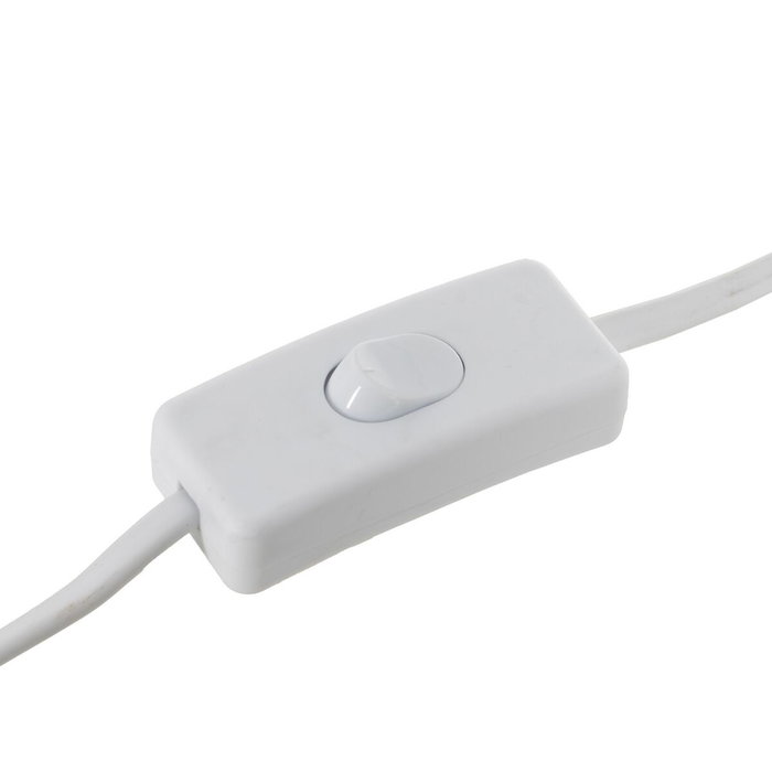 BigBuy Home Lampe de bureau Blanc et Doré Métal et Tissu