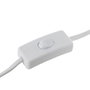 BigBuy Home Lampe de bureau Blanc et Doré Métal et Tissu