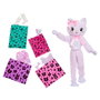 Barbie Cutie Reveal - Série Ours Câlins - Chat Lilas JJP64 avec 10 Surprises, Poupée Articulée Blonde et Accessoires
