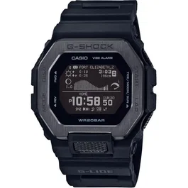 Casio G-Shock GBX-100NS-1ER Montre Sport Connectée Bluetooth avec Affichage Lune et Podomètre - Noir