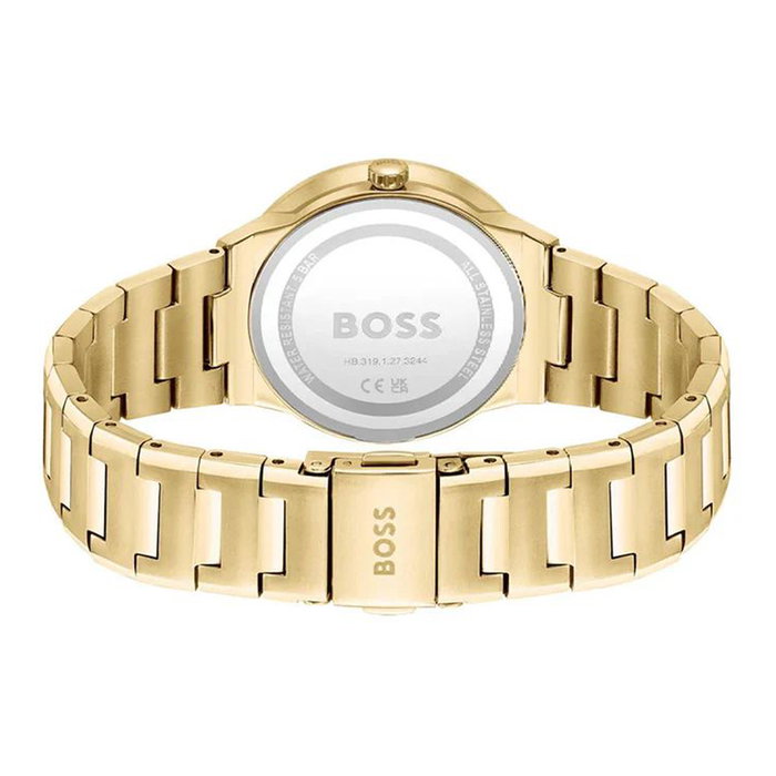 Boss 1502649 - Montre femme dorée avec cadran vert