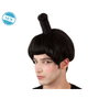 Atosa Perruque noire avec chignon haut pour sumo japonais