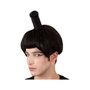 Atosa Perruque noire avec chignon haut pour sumo japonais