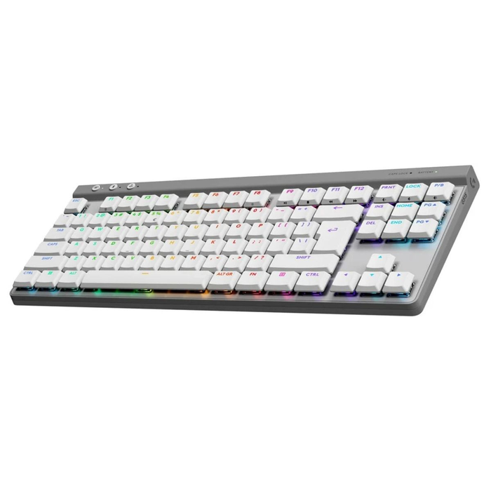 Logitech 920-012539 Clavier Gaming G515 Lightspeed TKL sans fil tactile blanc