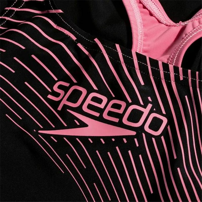 Maillot de Bain Fille Speedo Medalist Noir