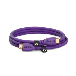 RØDE Câble HDMI 1.5 m - Violet - Haute Vitesse avec Ethernet - 4K60 - 18 Gbps