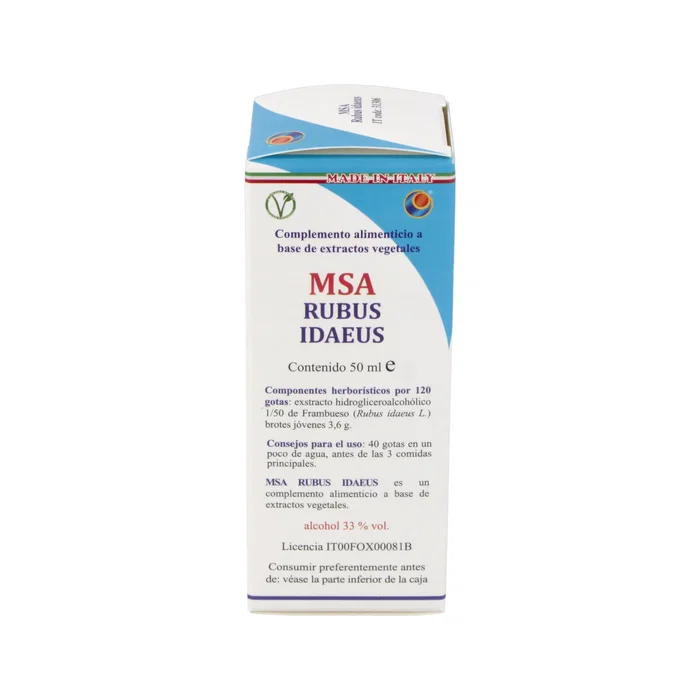 Herboplanet Msa Rubus Idaeus Brotes Jovenes 50 Ml - Complément Alimentaire Ménopause, Solution Hydro-Glycéro-Alcoolique de Framboisier Herboplanet Msa Rubus Idaeus Brotes Jovenes 50 Ml - Complément Alimentaire Ménopause, Solution Hydro-Glycéro-Alcoolique de Framboisier