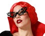 Déguisement Lunettes avec Monture en Forme de Chauve-souris Noires pour Vampire - Accessoire pour Halloween et Fêtes