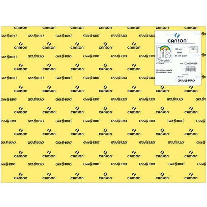 Papiers carton Iris Lemon Jaune 50 x 65 cm Papiers carton Iris Lemon Jaune 50 x 65 cm