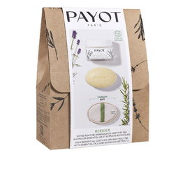Payot HERBIER RITUAL Coffret 3 Pièces : Crème Visage Universelle Lavande 50ml, Massage Romarin, Gant Loofah