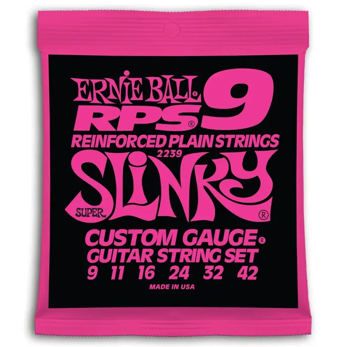 Ernieball Jeu de cordes Slinky électriques plates RPS 9-42