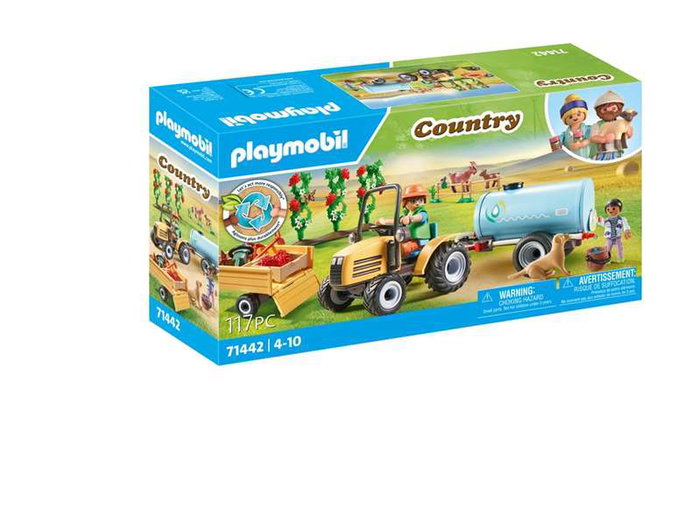 Playmobil Fermier avec tracteur et citerne 71442 Playmobil Fermier avec tracteur et citerne 71442