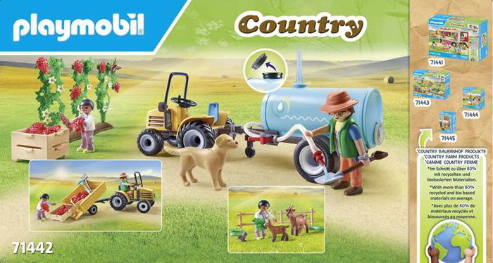 Playmobil Fermier avec tracteur et citerne 71442 Playmobil Fermier avec tracteur et citerne 71442