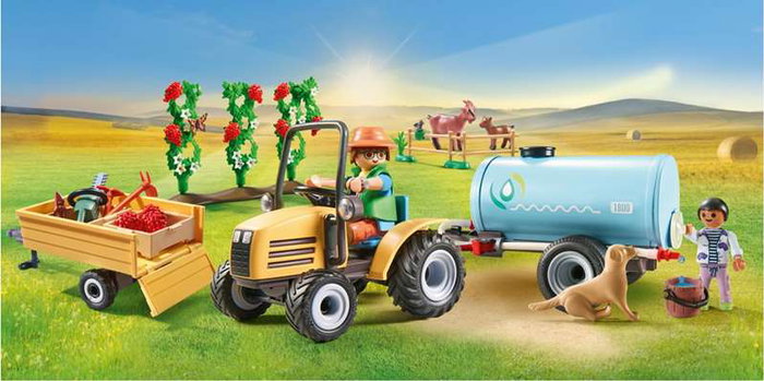 Playmobil Fermier avec tracteur et citerne 71442 Playmobil Fermier avec tracteur et citerne 71442