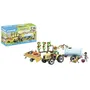 Playmobil 71442 - Figurine de Fermier avec Tracteur et Citerne à Eau, Thème La Vie à la Ferme Country, 117 Pièces, Jouet de Construction dès 4 Ans