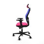 Piqueras y Crespo Chaise de Bureau avec Appui-tête Jorquera 2D036N2 Rose