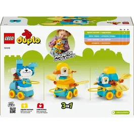 Lego 10448 Duplo Ma Ville Animaux Sur Roues 3-en-1 - Jeu de Construction pour Enfants Dès 2 Ans (Chien)