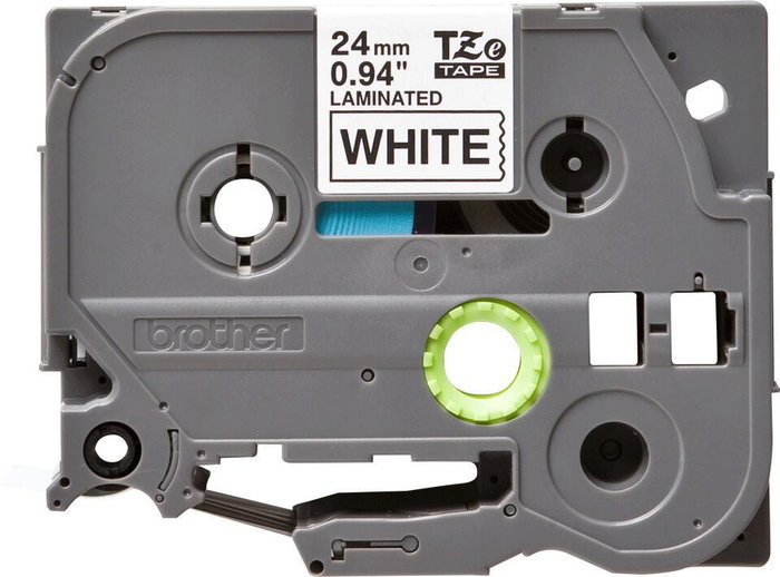Brother TZe-251 Ruban de marquage laminé 24 mm Noir sur Blanc Brother TZe-251 Ruban de marquage laminé 24 mm Noir sur Blanc