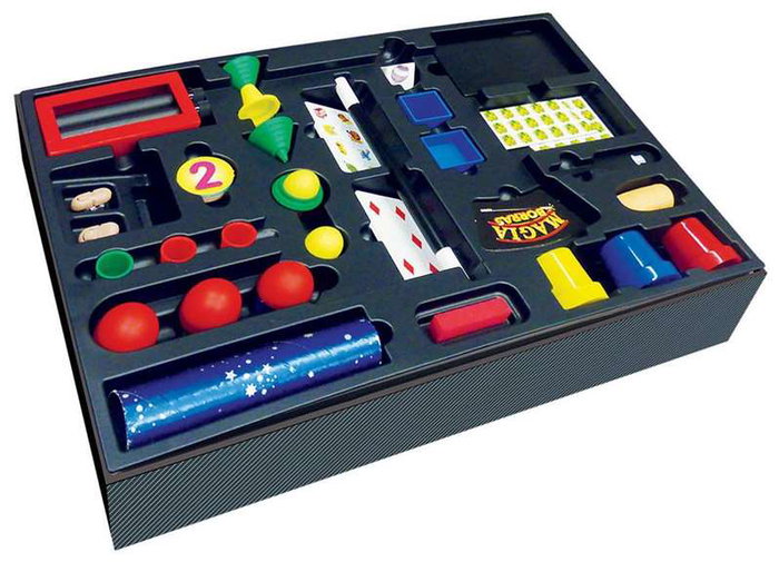 Educa Juego Magia Borras Kit de magie avec lumière et 150 tours - Jeu en espagnol et anglais, instructions en espagnol