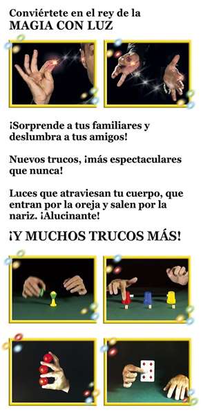 Educa Juego Magia Borras Kit de magie avec lumière et 150 tours - Jeu en espagnol et anglais, instructions en espagnol