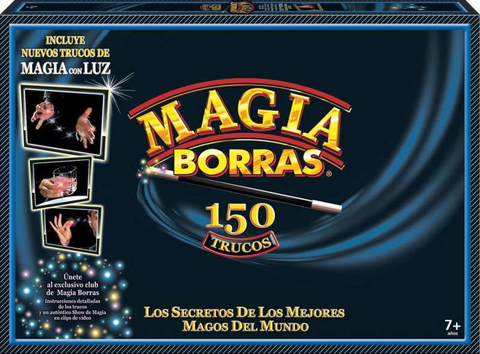 Educa Juego Magia Borras Kit de magie avec lumière et 150 tours - Jeu en espagnol et anglais, instructions en espagnol