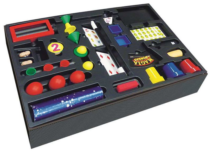Educa Juego Magia Borras Kit de magie avec lumière et 150 tours - Jeu en espagnol et anglais, instructions en espagnol