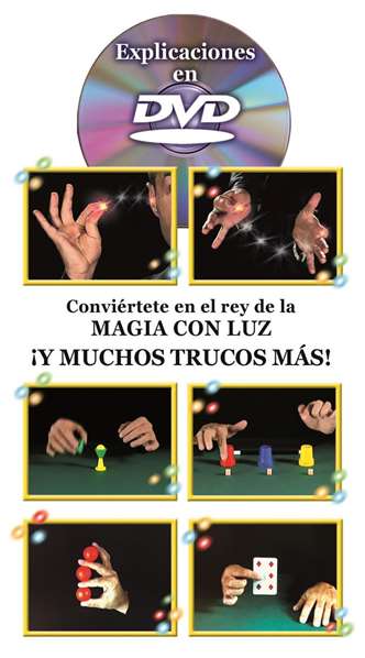 Educa Juego Magia Borras Kit de magie avec lumière et 150 tours - Jeu en espagnol et anglais, instructions en espagnol