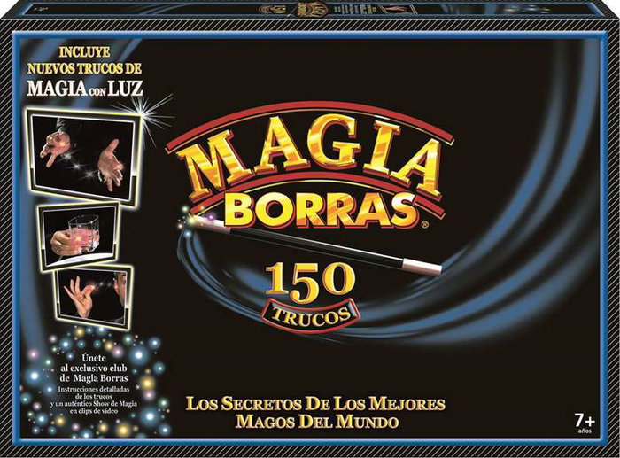 Educa Juego Magia Borras Kit de magie avec lumière et 150 tours - Jeu en espagnol et anglais, instructions en espagnol