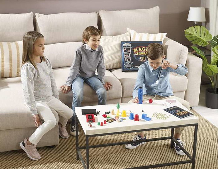 Educa Juego Magia Borras Kit de magie avec lumière et 150 tours - Jeu en espagnol et anglais, instructions en espagnol