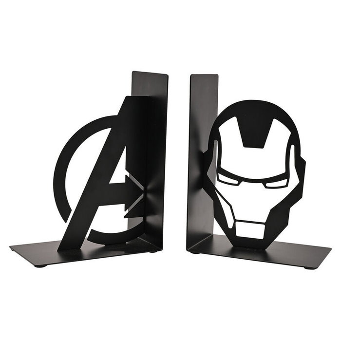 WIDDOP & CO Serre-livres en métal Iron Man Vengadores Avengers Marvel