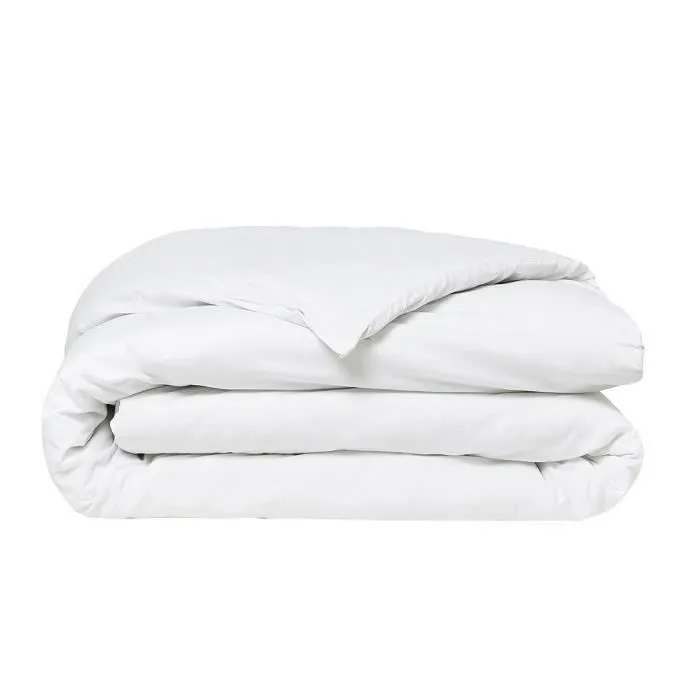 Today Housse de couette Essential - 240x260 cm pour 2 personnes - 100% Coton uni - Couleur Craie