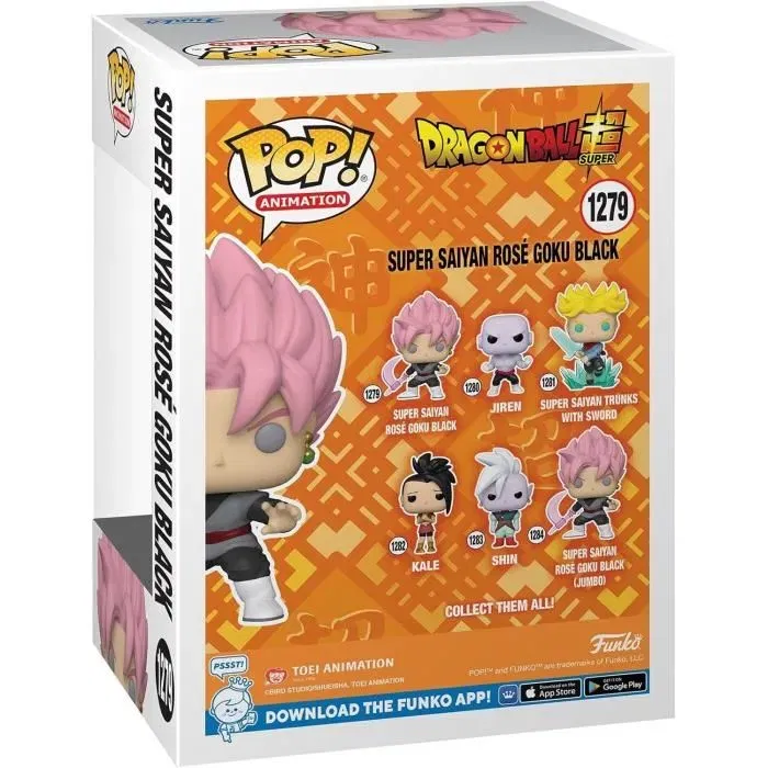 Funko Pop! Figurine Vinyle Dragon Ball Super - Goku Super Saiyan Rosé (Goku Black), 9-11 cm Funko Pop! Figurine Vinyle Dragon Ball Super - Goku Super Saiyan Rosé (Goku Black), 9-11 cm