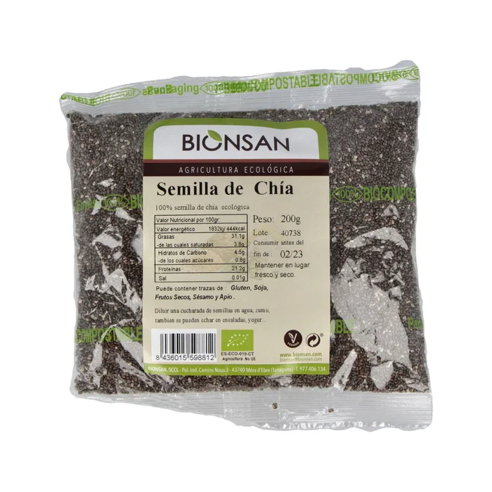 BIONSAN Graines de Chia Bio 200g BIONSAN Graines de Chia Bio 200g