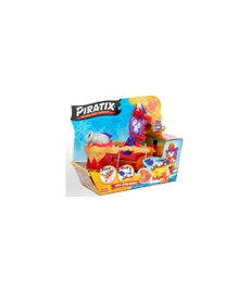 Magic Box Barco Piratix - Bateau pirate avec capitaine, trésor et pièce (Sky Hunter ou Sea Crusher) - 15,7x20x7,4 cm - Jouet pour enfants de 3 à 9 ans