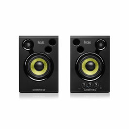 Hercules DJMonitor 42 - Enceintes de monitoring actives 2 x 20W RMS - Noir