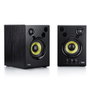 Hercules DJMonitor 42 - Enceintes de monitoring actives 2 x 20W RMS - Noir